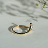 The Melder Ring | VS1 D-E Lab Diamond. 100% Recycled 9k Gold Stacking