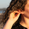 The Merouda Earrings | VS1 D-E Lab Diamonds. 100% Recycled 9k Gold Huggies