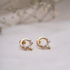 The Merryn Earrings | VS1 D-E Lab Diamonds. 100% Recycled 9k Gold Tiara