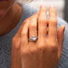 The Helena Ring | Lab Diamond Dipped Pavé Bridal Band