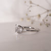 The Millie Ring | Lab Diamond Oval & Half Moon Cut Engagement Trilogy