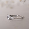 The Miranda Ring | Lab Diamond Round Brilliant & Shield Cut Engagement Trilogy
