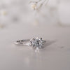 The Miranda Ring | Lab Diamond Round Brilliant & Shield Cut Engagement Trilogy