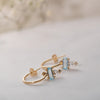 The Morvoren Earrings | VS1 D-E Lab Diamonds. Ethical Gemstones. 100% Recycled 9k Gold Huggies