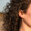 The Morvoren Earrings | VS1 D-E Lab Diamonds. Ethical Gemstones. 100% Recycled 9k Gold Huggies