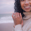 The Morvoren Ring | VS1 D-E Lab Diamonds. Ethical Gemstone. 100% Recycled 9k Gold Accented