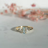 The Morvoren Ring | VS1 D-E Lab Diamonds. Ethical Gemstone. 100% Recycled 9k Gold Accented