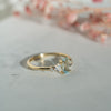 The Morvoren Ring | VS1 D-E Lab Diamonds. Ethical Gemstone. 100% Recycled 9k Gold Accented
