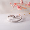 The Nell Ring | Lab Diamond Shaped Dipped Band