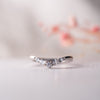 The Nell Ring | Lab Diamond Shaped Dipped Band