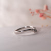 The Nell Ring | Lab Diamond Shaped Dipped Band