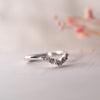 The Nell Ring | Lab Diamond Shaped Dipped Band