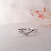 The Nell Ring | Lab Diamond Shaped Dipped Band