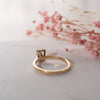 The Olivia Ring | Emerald Cut Lab Diamond Dainty Engagement Solitaire