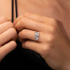 The Oriana Ring | Oval & Emerald Cut Lab Diamond Toi Et Moi Engagement
