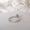 The Paloma Ring | Lab Diamond Oval Solitaire Twisted Band