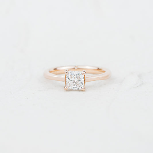The Paris | Princess Cut Lab Diamond Solitaire Engagement Ring