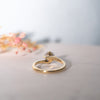 The Quinn Ring | Round Lab Diamond Modern Engagement Solitaire