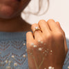 The Quinn Ring | Round Lab Diamond Modern Engagement Solitaire
