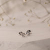 The Rexana Earrings | 1.50ct D VVS2 Lab Diamond 18k White Gold Solitaire