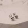 The Rexana Earrings | 1.50ct D VVS2 Lab Diamond 18k White Gold Solitaire