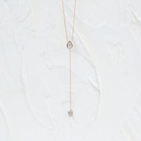 The Riley | 0.75ct Lariat Diamond Necklace
