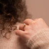 The Sira Ring | Lab Diamond Oval Hidden Halo Engagement Solitaire