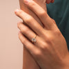 The Sira Ring | Elongated Cushion Lab Diamond Engagement Solitaire