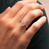 The Sira Ring | Elongated Cushion Lab Diamond Engagement Solitaire