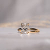 The Sira Ring | Elongated Cushion Lab Diamond Engagement Solitaire