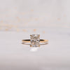 The Sira Ring | Elongated Cushion Lab Diamond Engagement Solitaire