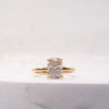 The Sira Ring | Elongated Cushion Lab Diamond Engagement Solitaire
