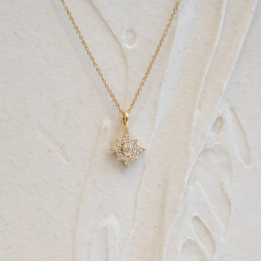 The Sirius | Star Pendant 0.3ct Necklace
