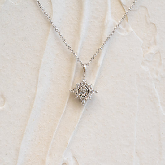 The Sirius | Star Pendant 0.3ct Necklace