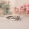 The Sophie Ring | Round Lab Diamond Accented Engagement