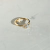 The Tanya Ring | Round Lab Diamond Baguette Accented Art Deco Engagement