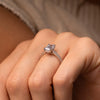 The Tatiana Ring | Emerald Cut Lab Diamond Shoulder Set Engagement
