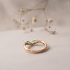 The Nell Ring | Lab Diamond Shaped Dipped Band