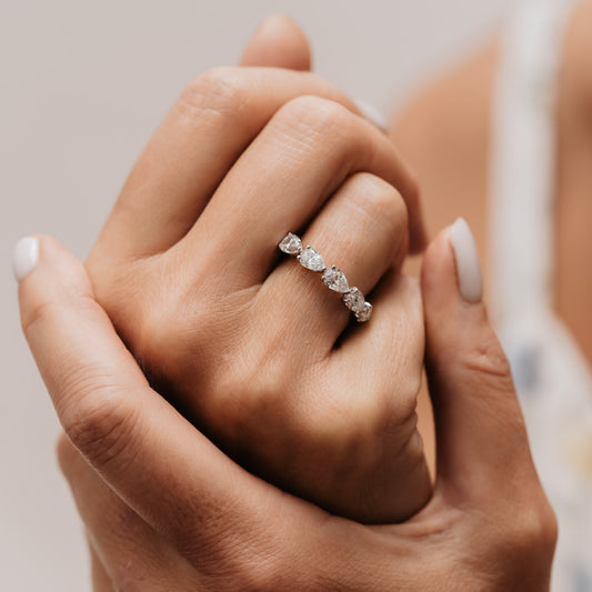The Veola Ring |  Pear Lab Diamond Cut Statement