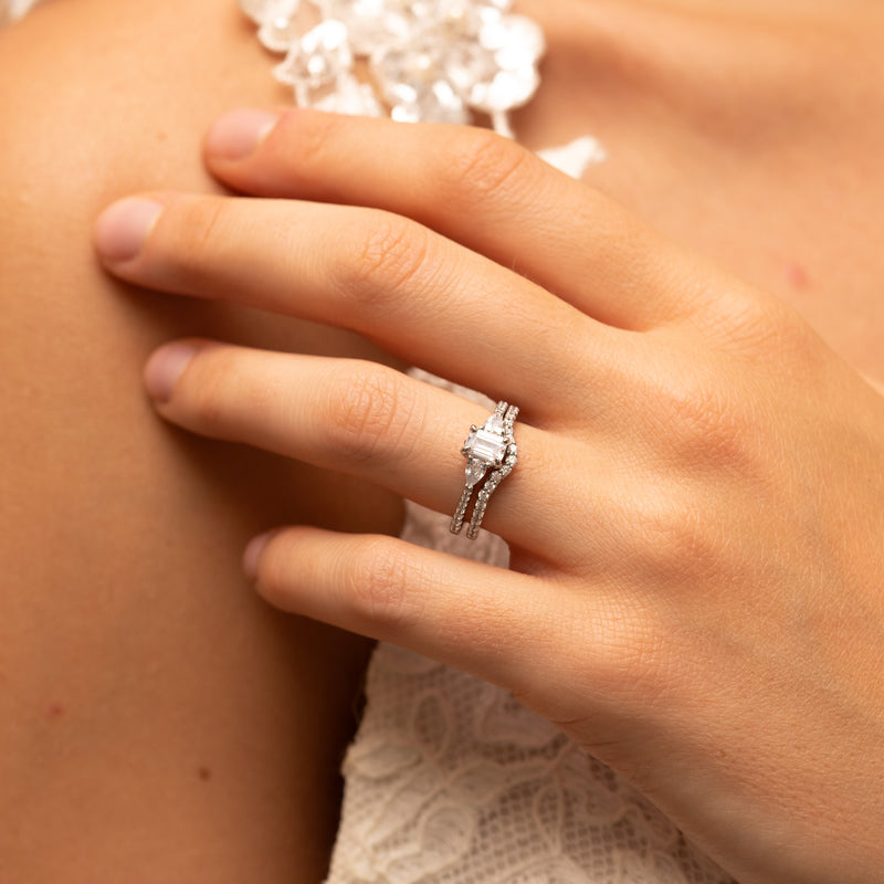 The Ysabel Wedding Ring | Matching Wedding Band Bridal Set