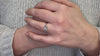 The Thandie Ring | Round Lab Diamond Accented Nature Inspired Engagement