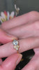 The Vani Ring | Round Lab Diamond Nature Accented Engagement