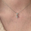 The Beau Pendant | Pear & Round Lab Diamond Classic Drop