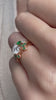 The Vani Ring | Round Lab Diamond Nature Accented Engagement