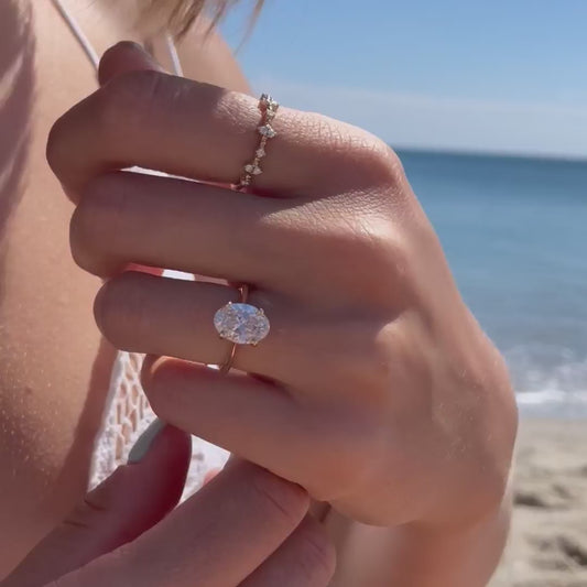 2.51ct penelope by ethica diamonds 18k gold oval cut diamond solitaire oval engagement ring thin band