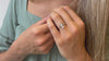 The Toya Ring | Pear Lab Diamond Accented Pavé Statement Engagement