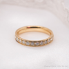 The Charity Ring | Lab Diamond Grain Set Classic Wedding