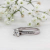 The Alexa Ring | 1.0ct D-E VVS1 Tiffany Engagement Shoulder Set 950 Platinum