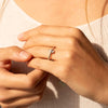 The Ali Ring | Pear Lab Diamond Dainty Engagement Solitaire