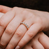 The Amabel Ring | 1.25ct D-E VVS Five Stone 18k Fairtrade Yellow Gold